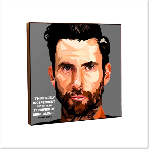 Adam Levine Artis Wall Art by GEULISPISAN